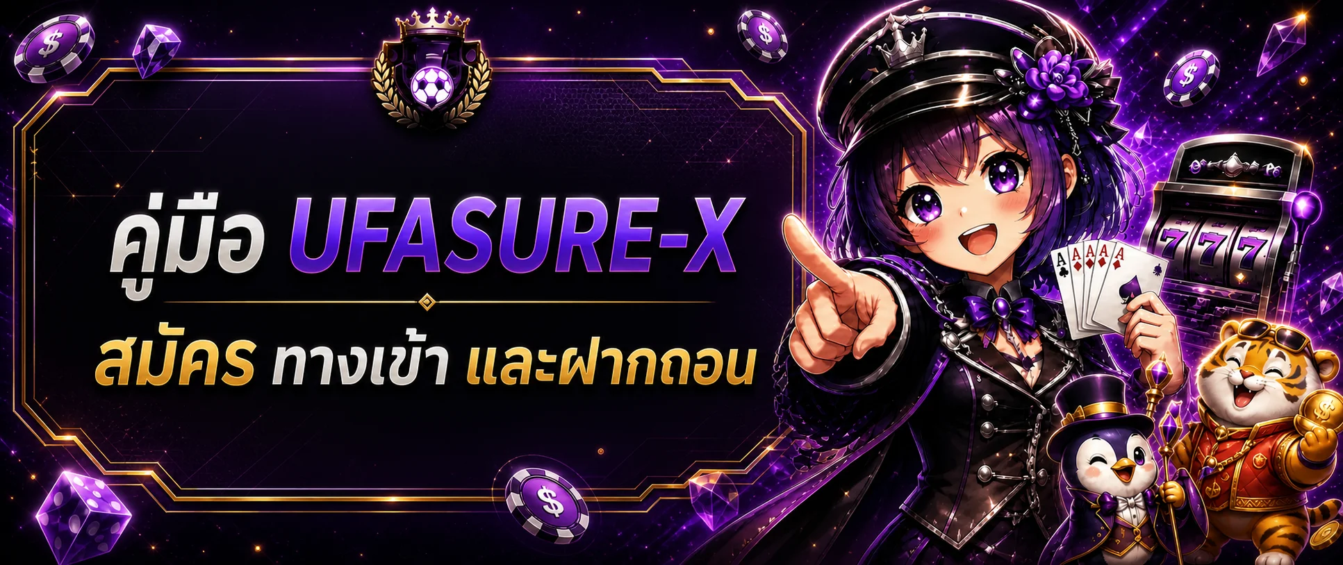 UFASURE-X คู่มือสมัคร ทางเข้า และฝากถอน